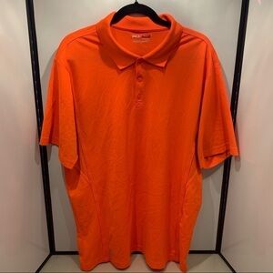 Fila Sport Shirt Adult XL Orange Performance Polo Golf Men